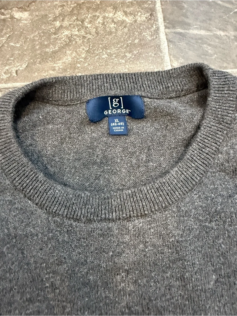 George Men's Crewneck Sweater - Charcoal Gray